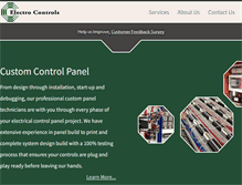 Tablet Screenshot of electro-controls.com